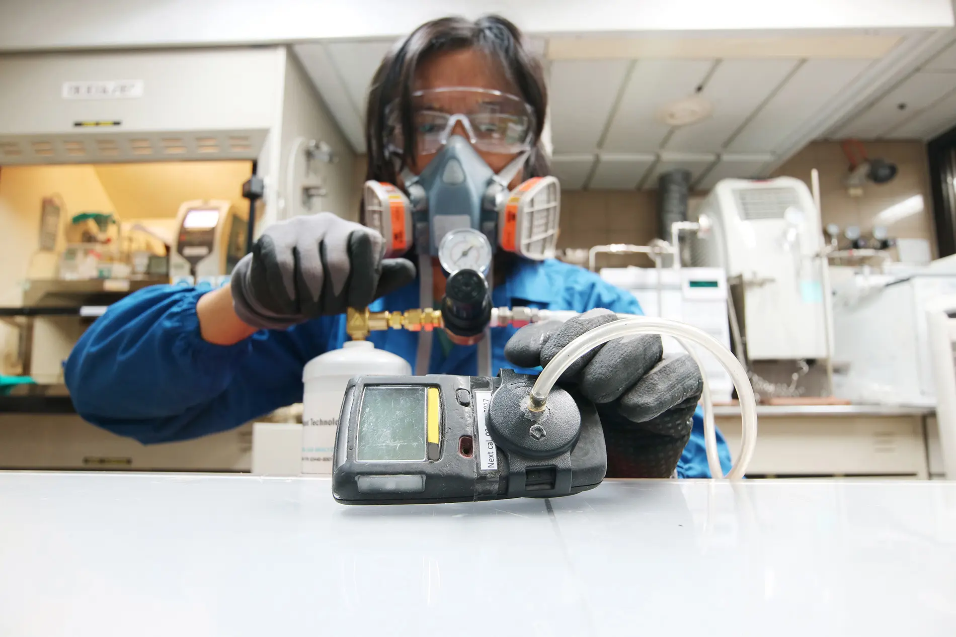 Gas detector bump testing